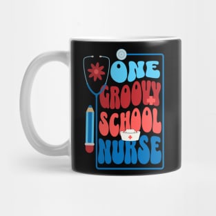 One Groovy School Nurse Mug